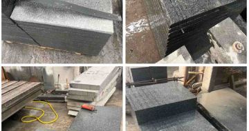 克拉玛依 芝麻黑地铺石材