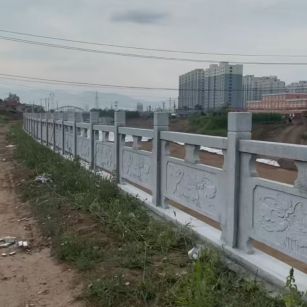 克拉玛依 石材河道栏杆