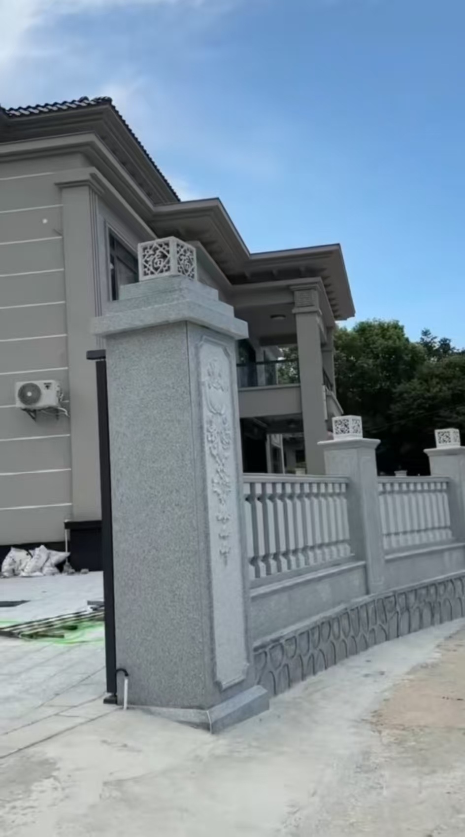 克拉玛依 芝麻白别墅围墙栏杆，私人订制