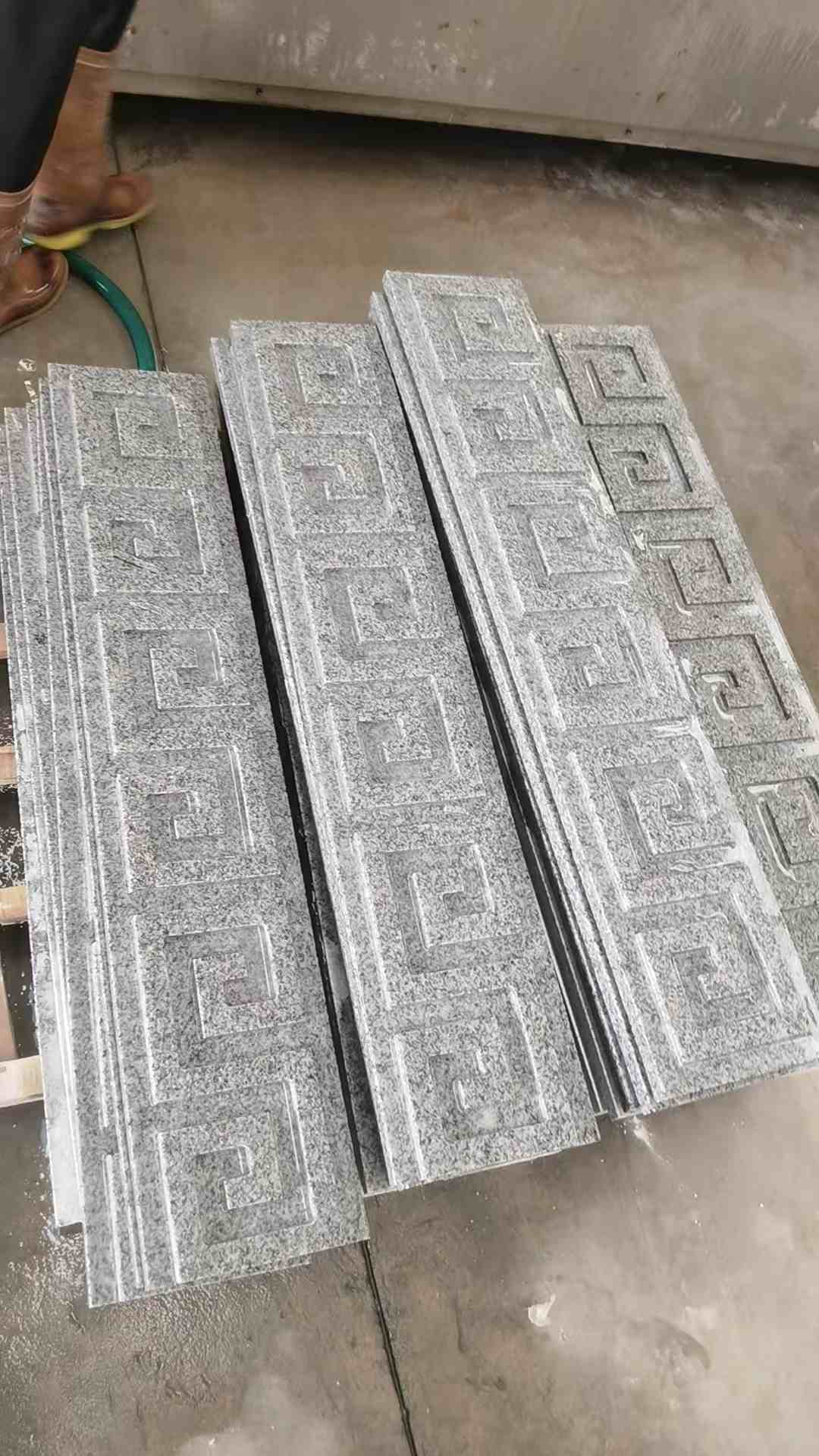 克拉玛依 别墅回纹线条，雕刻