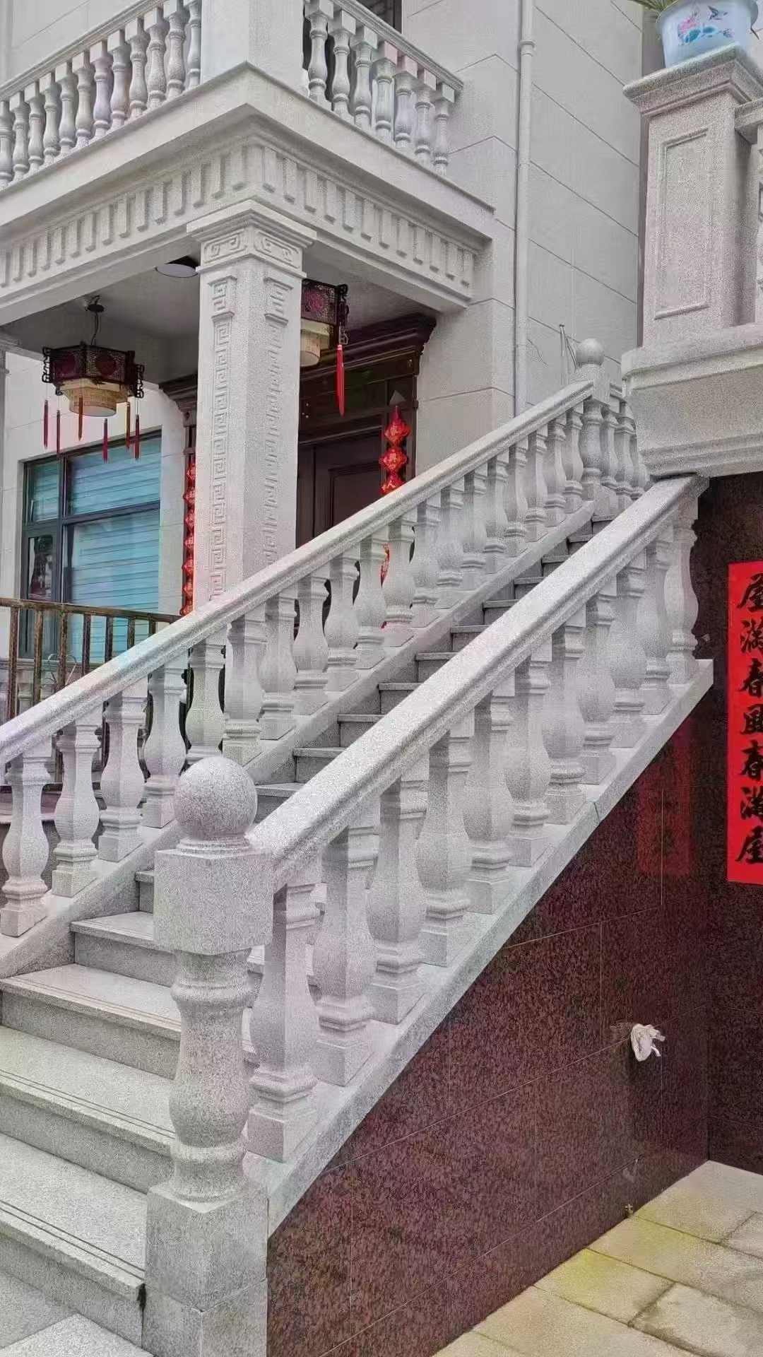 克拉玛依 天然石材 阳台庭院护栏、栏杆