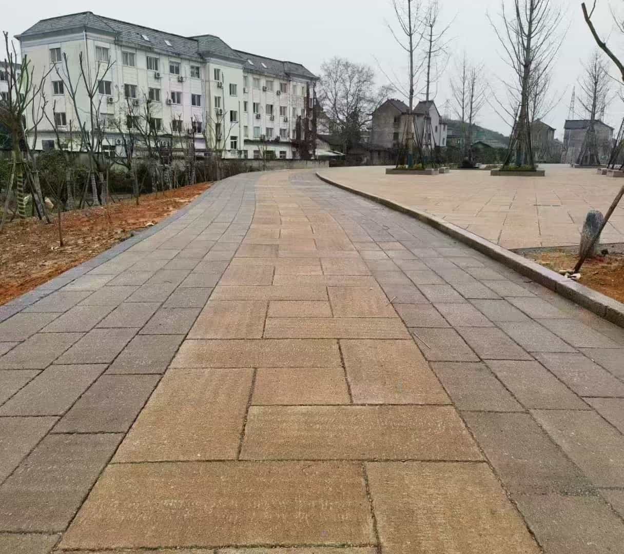 克拉玛依仿古石铺装效果