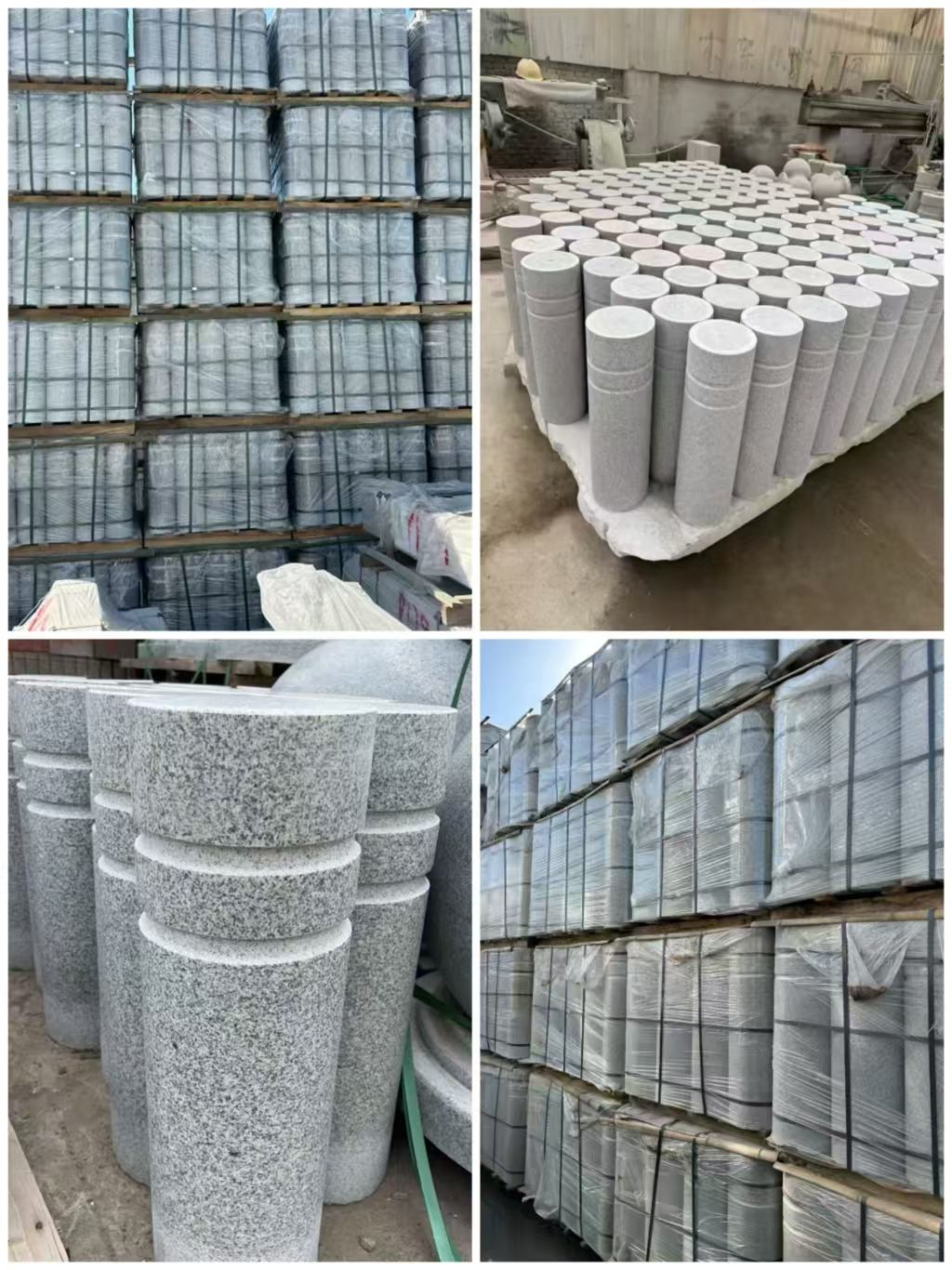 克拉玛依 芝麻白花岗岩挡车柱、隔离柱多少钱